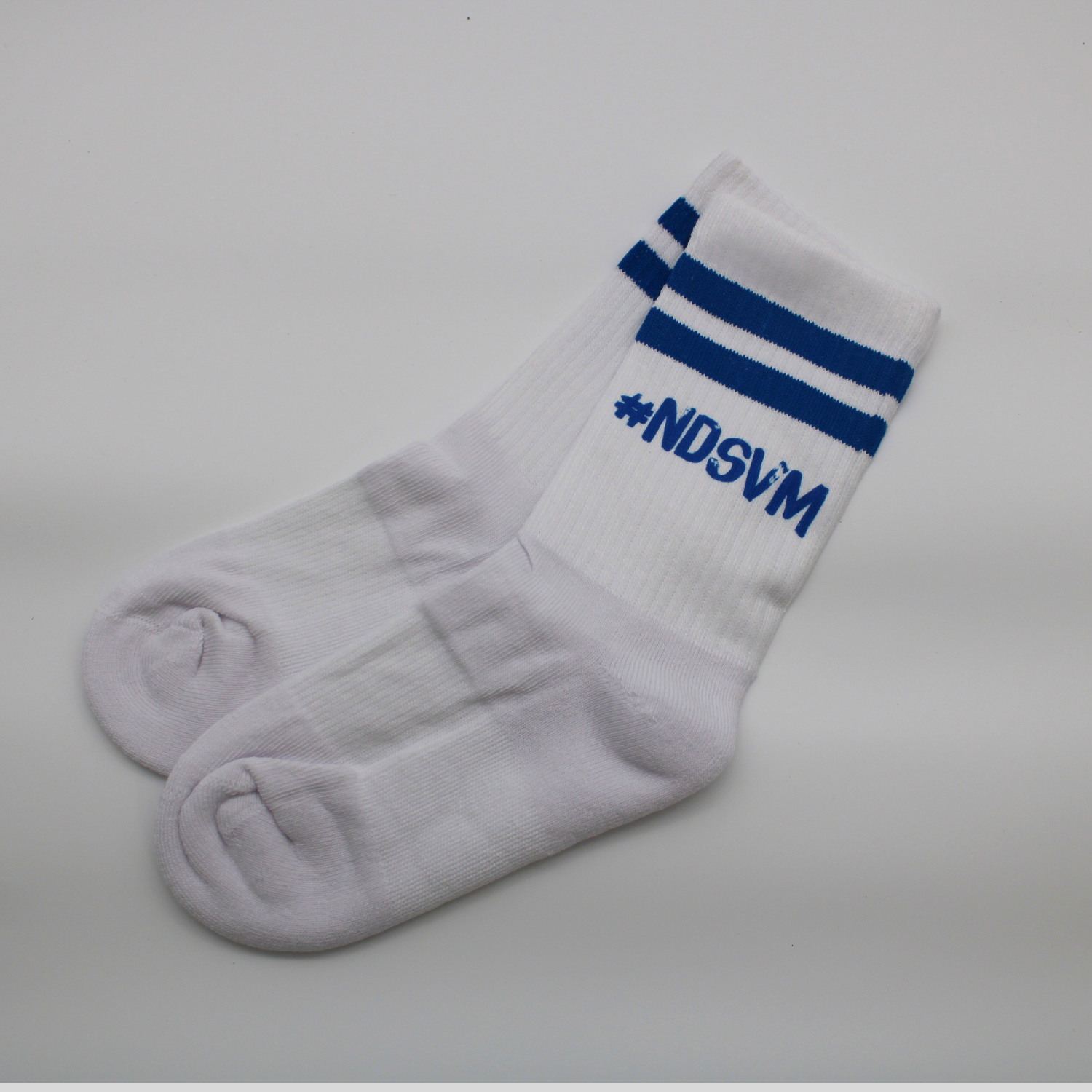 SVM Socks #ndsvm Blue